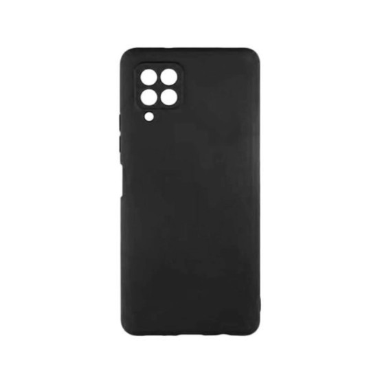 Capa de Silicone com Moldura de Câmera para Samsung Galaxy A12 5g Preto